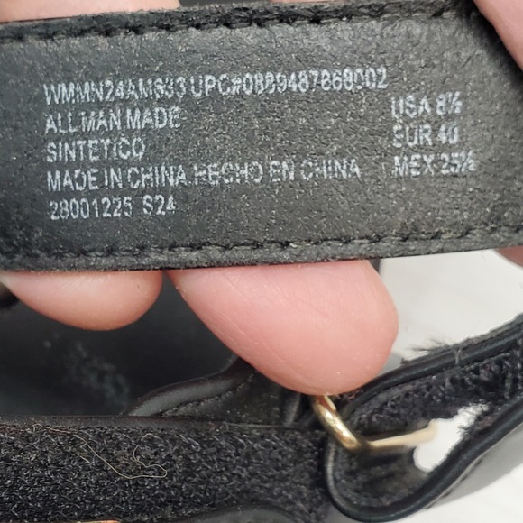 Madden NYC Women's Black Double Strap Buckle Platform Sandals Size 8.5 - Picture 8 of 14